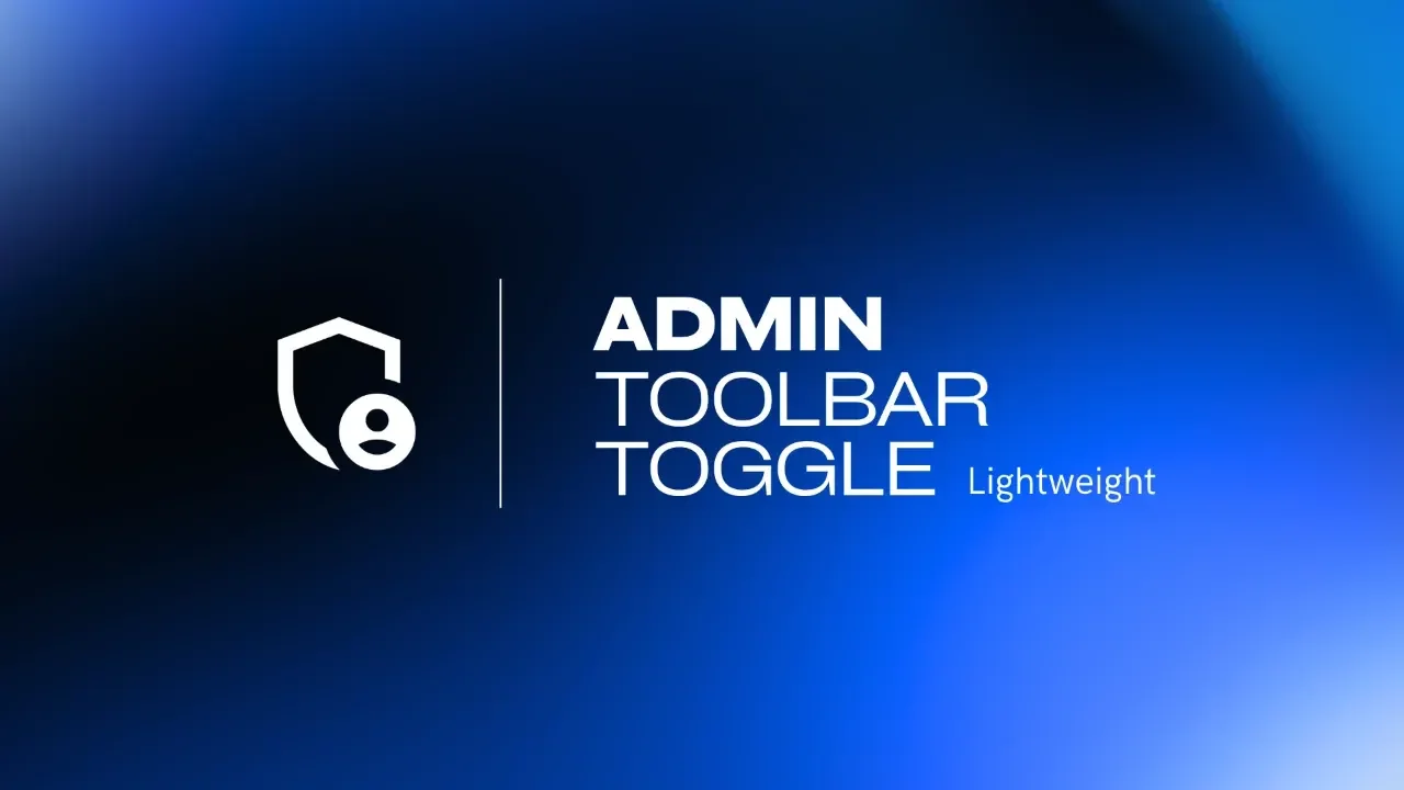 Lightweight Admin Toolbar Toggle plugin banner