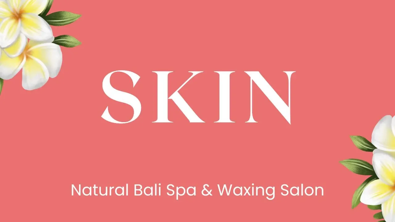 Skin Natural Bali Spa and Waxing Salon website header