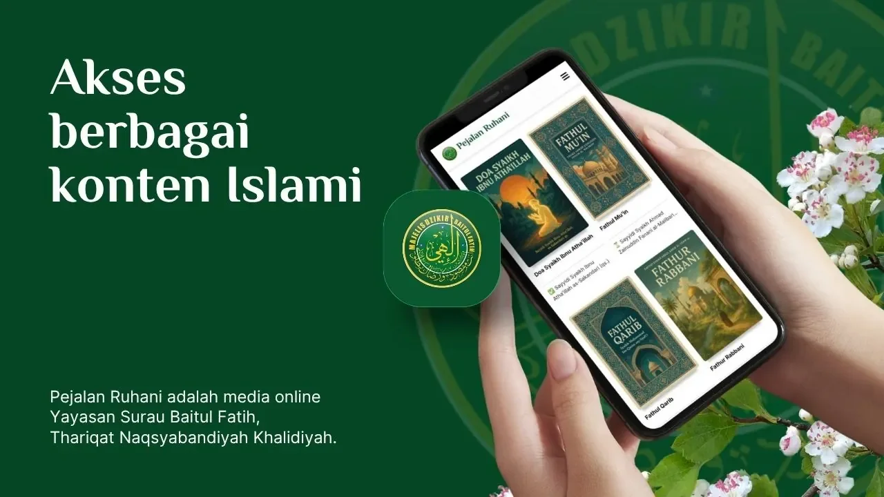 Pejalan Ruhani app, 10K+ downloads