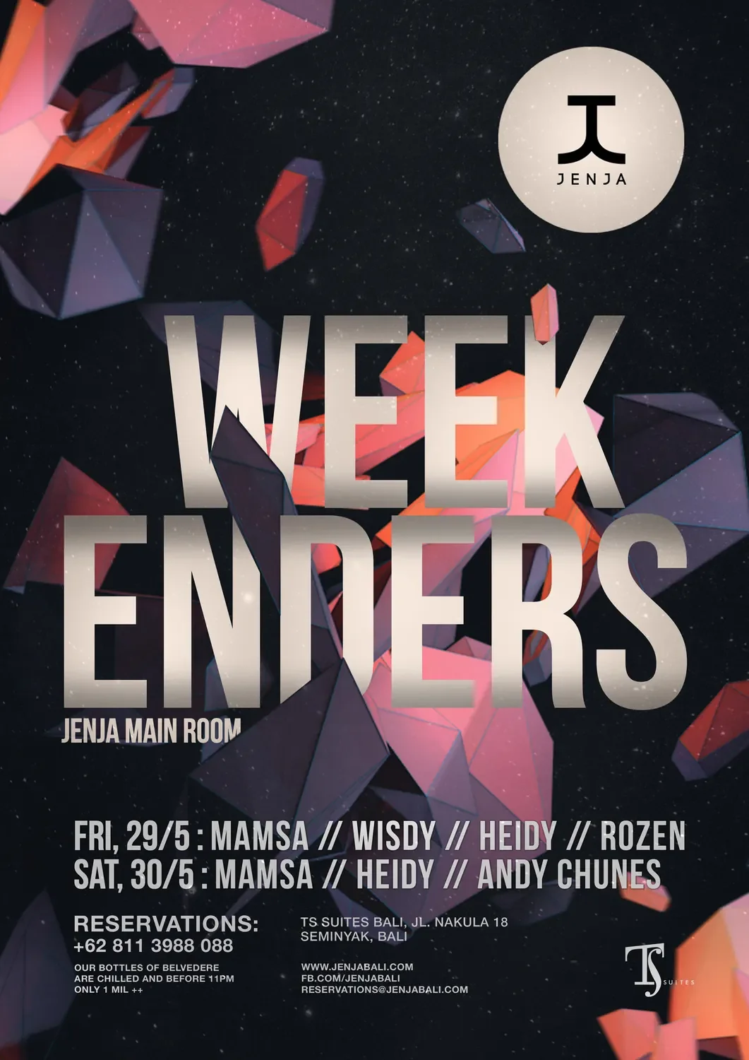 Weekenders, May 2015