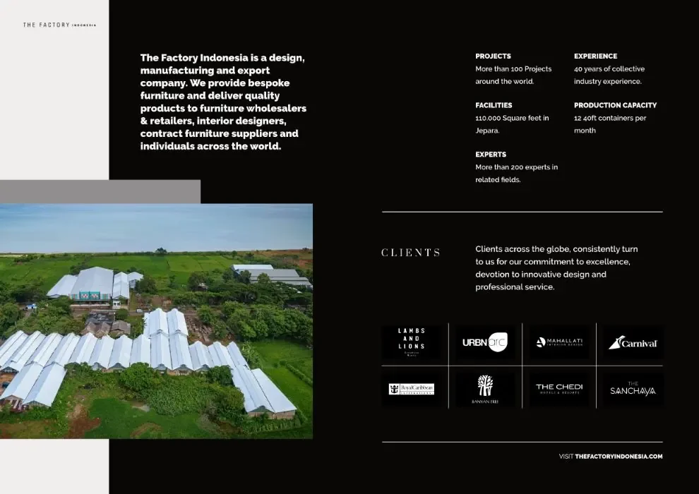 About and clients page